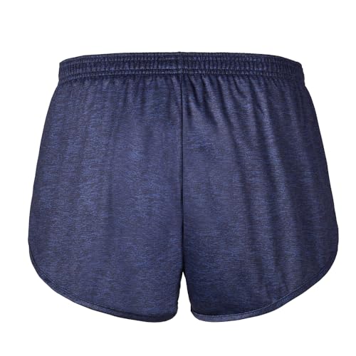 Soffe Men’s Authentic Ranger Shorts, Navy Heather (Large)