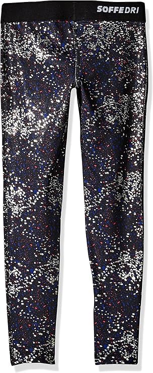 Soffe Girls Dri Legging (Space Metallic, Large)