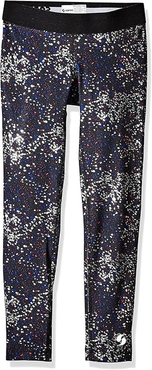 Soffe Girls Dri Legging - Moisture-Wicking, Low-Rise Compression Fit
