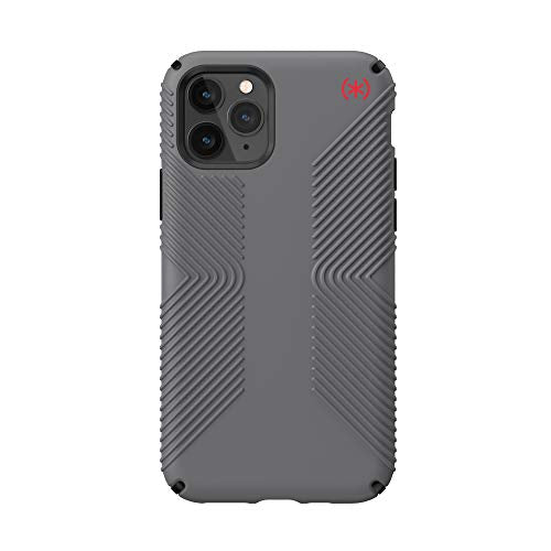 Speck Presidio2 Grip iPhone 11 Pro Case – Graphite Grey/Cathedral Grey/Black/Blood Red