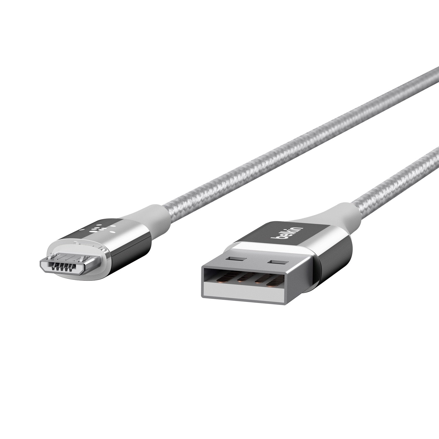 Belkin MIXIT DuraTek Micro-USB to USB Cable (4ft, Silver)