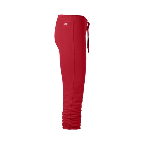 Soffe Women’s Juniors Football Capri – Red (Medium)