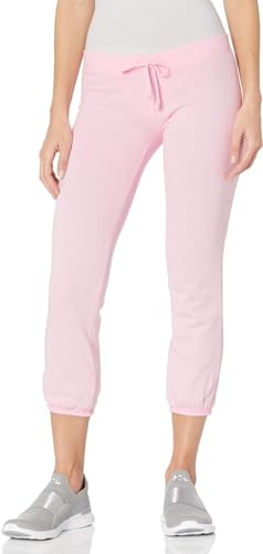 Soffe Women’s Juniors Football Capri – Soft Pink (X-Large)