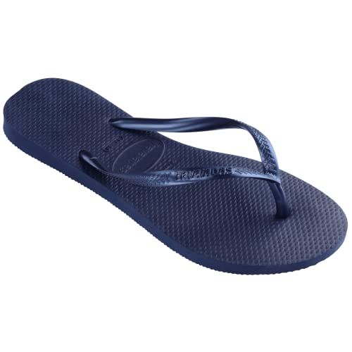 Havaianas Women’s Slim Flip Flop (Navy Blue, 5-6)