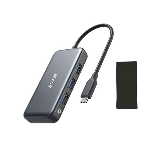 Anker 4-in-1 USB-C Hub (60W PD) – Gray