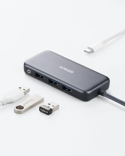 Anker 4-in-1 USB-C Hub (60W PD) – Gray