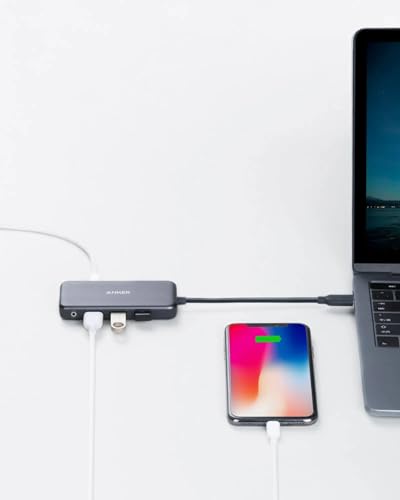 Anker 4-in-1 USB-C Hub (60W PD) – Gray