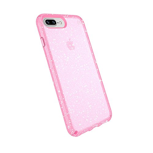 Speck Presidio Glitter iPhone 8 Plus/7 Plus/6 Plus Case (Bella Pink/Gold)