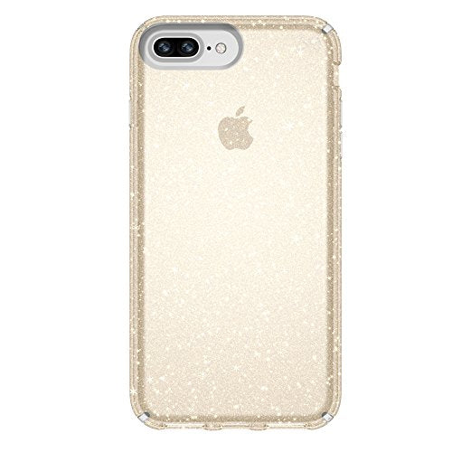 Speck Presidio Glitter iPhone 8/7/6 Plus Case – Gold Glitter/Clear