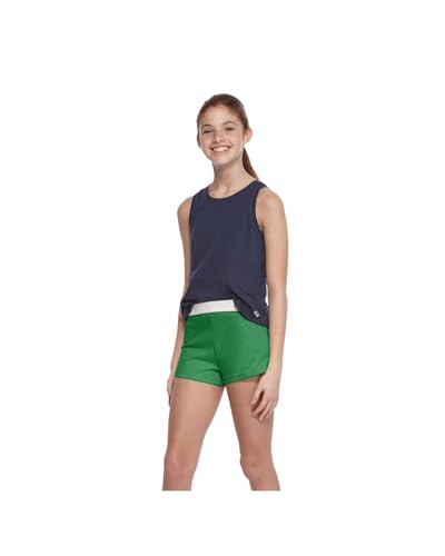 Soffe Girls' Authentic Cheer Shorts, Kelly (Medium)