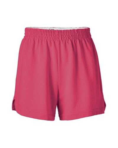 Soffe Girls' Authentic Cheer Shorts, Pixie Pink (Small)