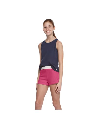 Soffe Girls' Authentic Cheer Shorts, Pixie Pink (Small)