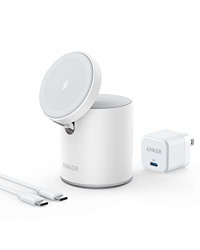 Anker 623 MagGo 2-in-1 Charging Station (Dolomite White)