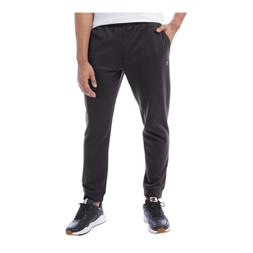 Champion CHP200 Men’s Sport Joggers, Black (X-Large)