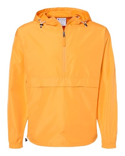 Champion CO200 Packable Quarter-Zip Jacket (Gold, Medium)