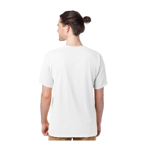 Hanes ComfortWash Youth White T-Shirt (Large) – Garment-Dyed Cotton