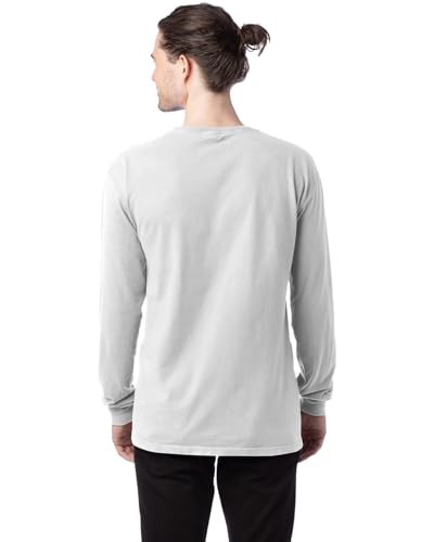 Hanes ComfortWash Long Sleeve Tee (White, 3XL) – Garment-Dyed