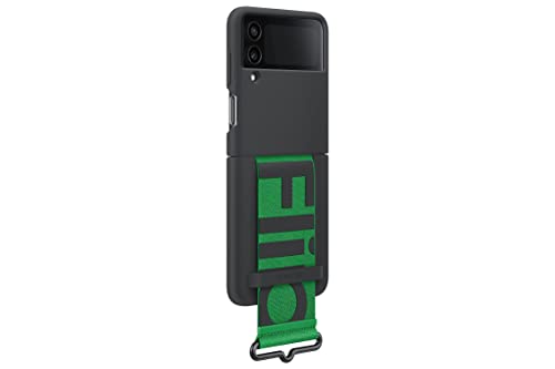 Galaxy Z Flip4 Silicone Strap Cover (Black)  Samsung Official