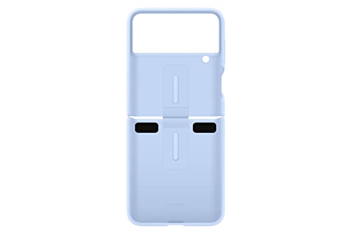 Samsung Galaxy Z Flip4 Silicone Cover with Ring (Arctic Blue) – US Version