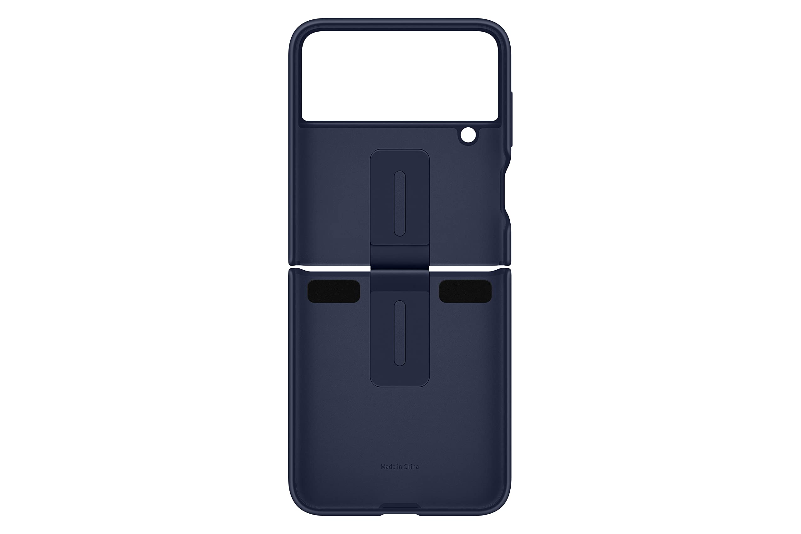 Samsung Galaxy Z Flip4 Silicone Cover with Ring (Navy) – US Version