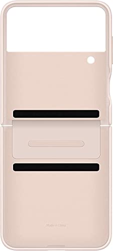 Galaxy Z Flip4 Leather Cover Flap (Peach) – Samsung Official