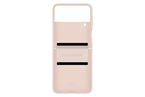 Galaxy Z Flip4 Leather Cover Flap (Peach) – Samsung Official