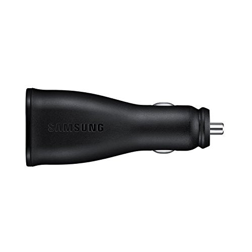 Samsung Dual Port Adaptive Fast Car Charger + USB-C Cable (Black)