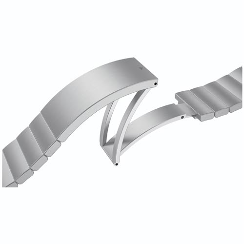 Samsung Galaxy Watch4 Classic Metal Link Band (Silver, Large)