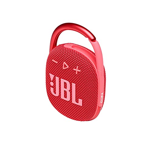 JBL Clip 4 Portable Mini Bluetooth Speaker (Red, Renewed)