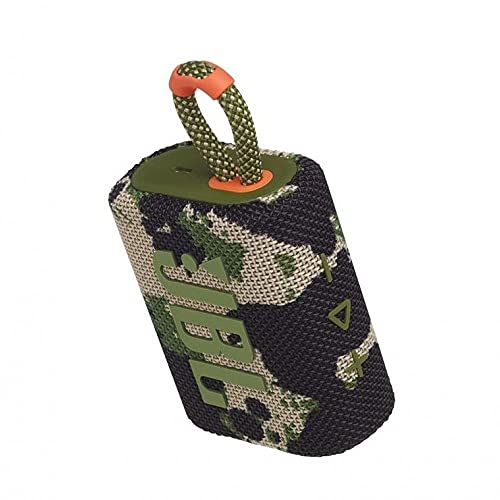 JBL Go 3 Waterproof Bluetooth Speaker (Camo, Renewed)