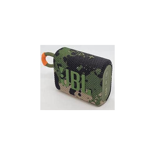 JBL Go 3 Waterproof Bluetooth Speaker (Camo, Renewed)