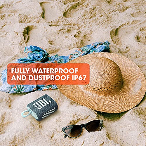 JBL Go 3 Waterproof Bluetooth Speaker (Camo, Renewed)