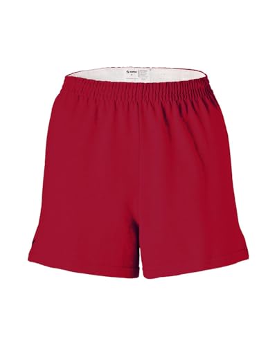 Soffe Women’s Junior Authentic Cheer Short (Cardinal, X-Large)