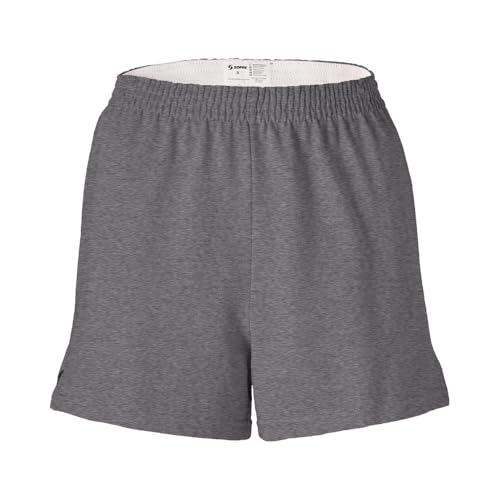 Soffe Women’s Junior Authentic Cheer Short (Gun Metal, Large)