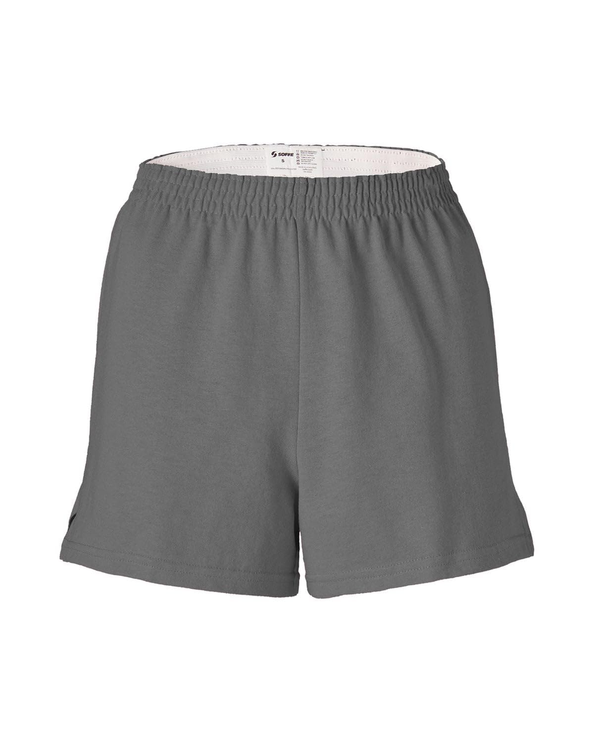 Soffe Women’s Junior Authentic Cheer Short (Gun Metal, Large)