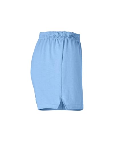 Soffe Women’s Junior Authentic Cheer Short (Light Blue, X-Small)
