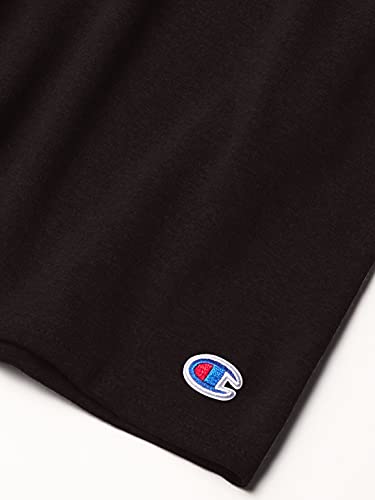 Champion Boys’ Jersey Pocket Short (Black, Large)