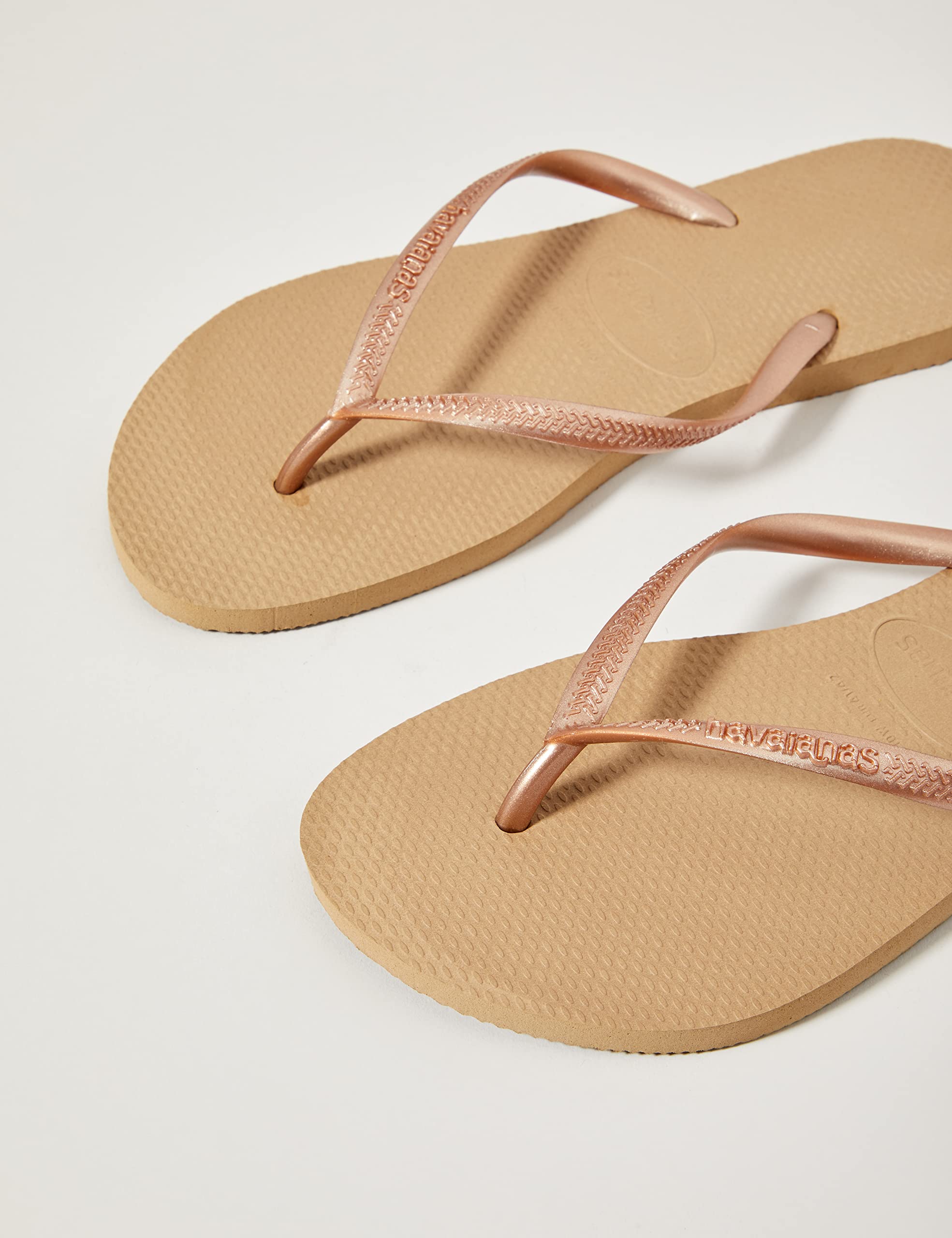 Havaianas Women’s Flip Flops, Rose Gold (45/46 EU)