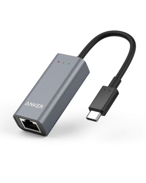 Anker USB C to Ethernet Adapter, Portable 1-Gigabit Network Hub, 10/100/1000 Mbps, for