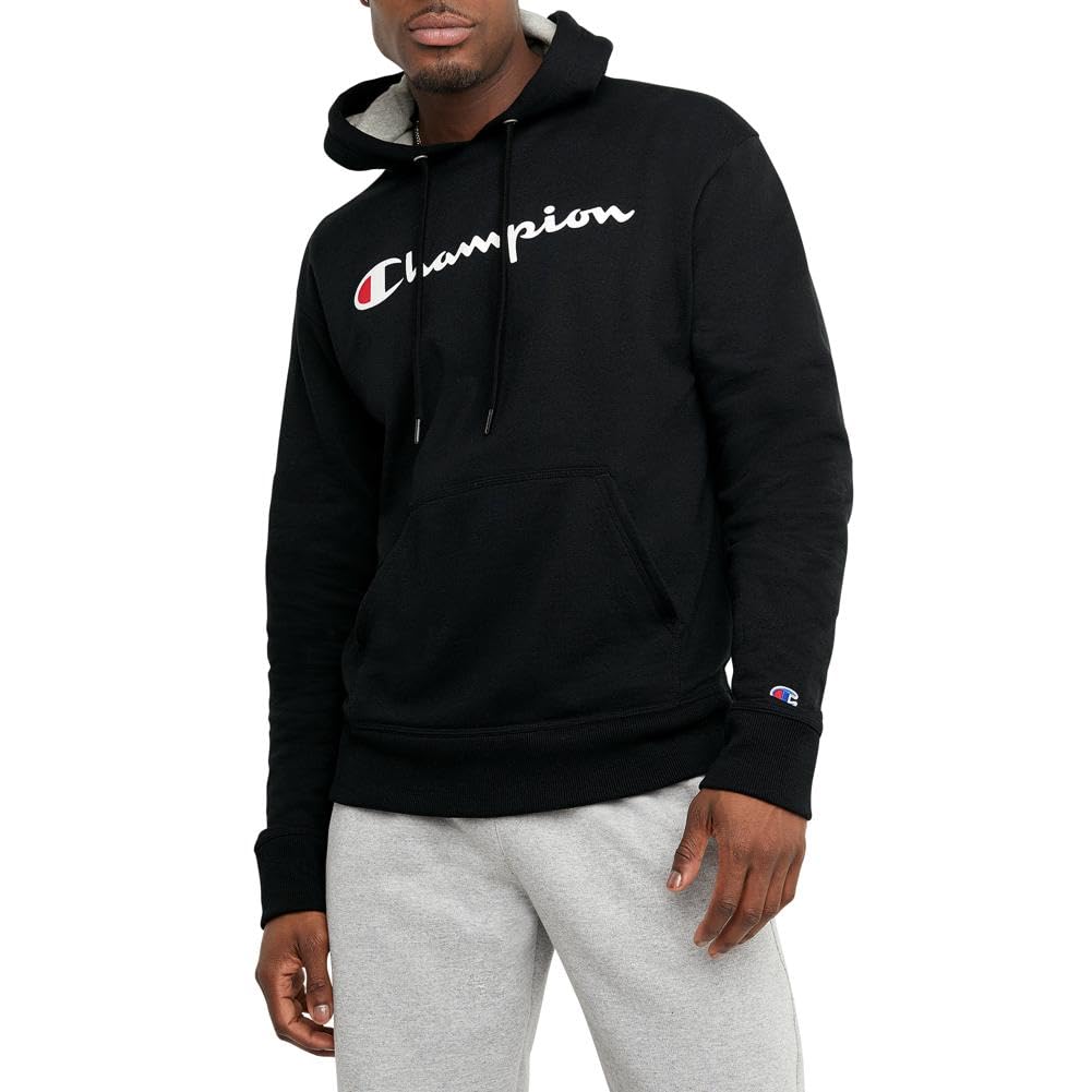 Champion Men's Hoodie, Powerblend, Fleece, Comfortable Sweatshirt for Men (Reg. or Big &