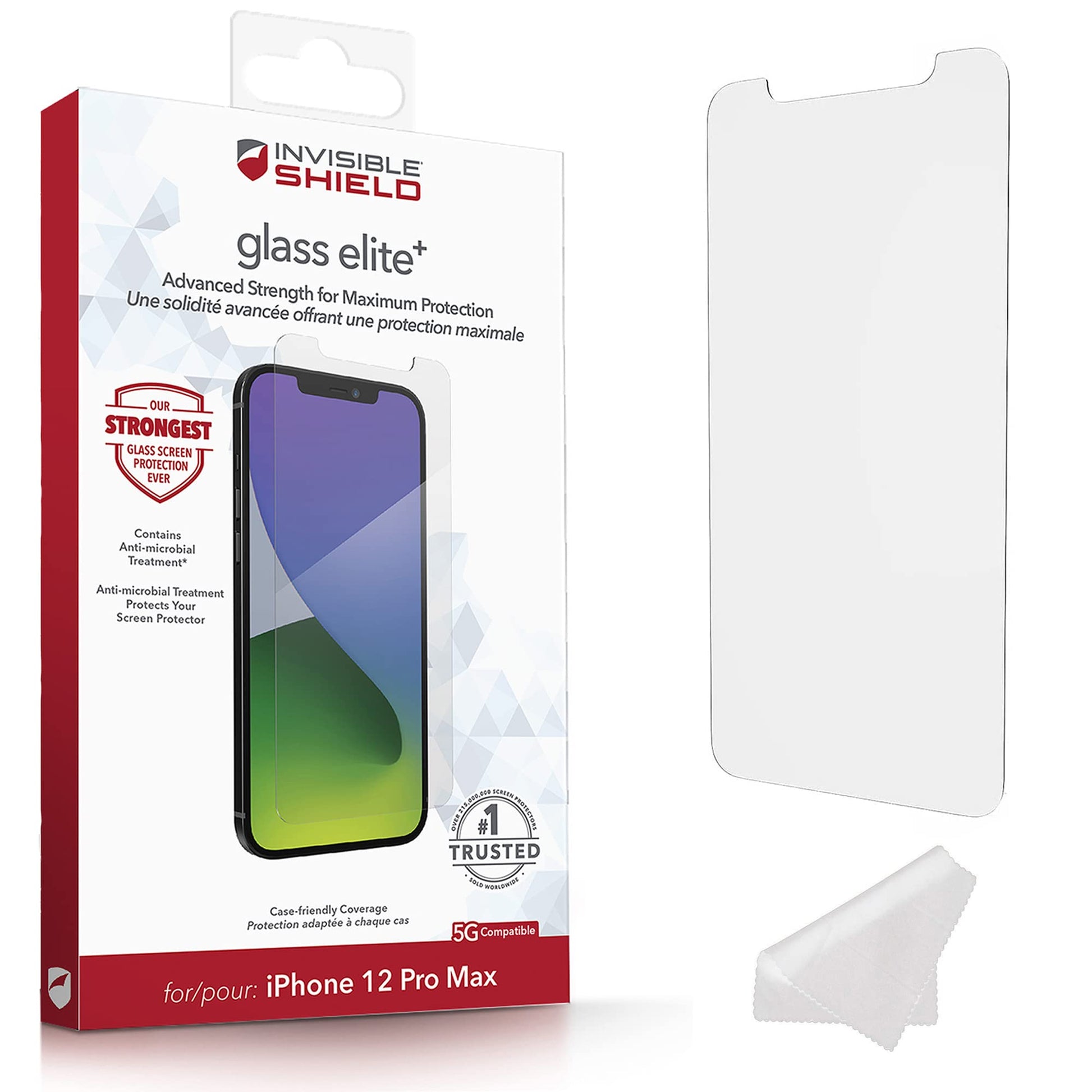ZAGG InvisibleShield Glass Elite+ for iPhone 12 Pro Max