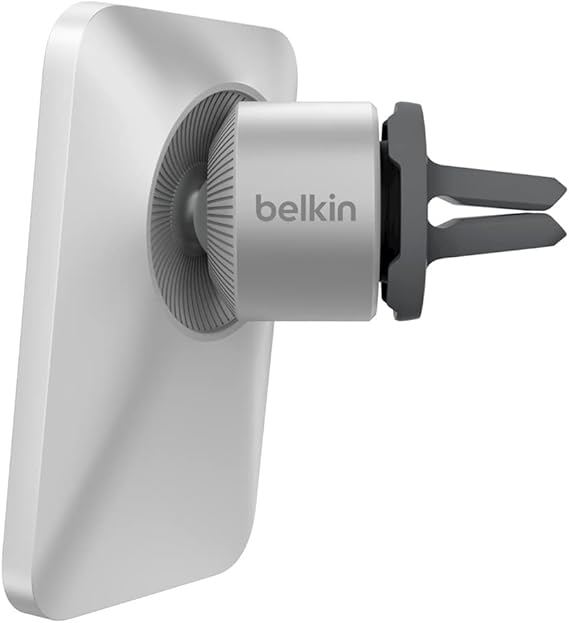 Belkin MagSafe Vent Mount Pro – Car Vent Mount for iPhone (Silver)