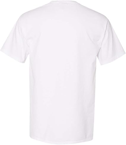 Hanes ComfortWash Youth Garment-Dyed T-Shirt – Ultra-Soft Ring-Spun Cotton, Preshrunk, Tag-Free, Ribbed Collar – White