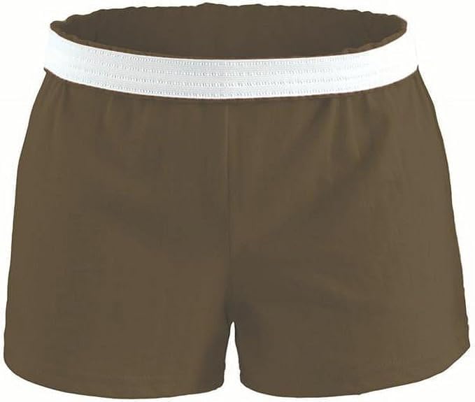 Soffe Girls’ Junior Authentic Cheer Shorts – Cotton-Blend, Elastic Waist