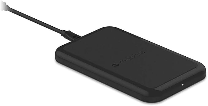 Mophie Charge Force Wireless Charging Pad – Qi Charger for iPhone & Qi-Enabled Devices, Black