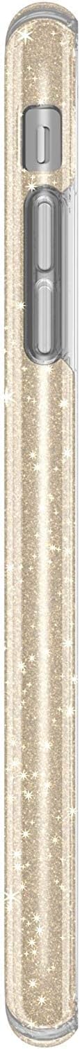 Speck Presidio Glitter iPhone 8/7/6 Plus Case  Gold Glitter/Clear
