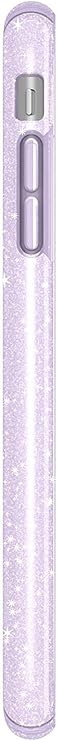 Speck Presidio Clear + Glitter iPhone 8/7/6 Plus Case  Geode Purple/Gold Glitter