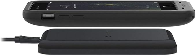 Mophie Charge Force Wireless Charging Pad – Qi Charger for iPhone & Qi-Enabled Devices, Black