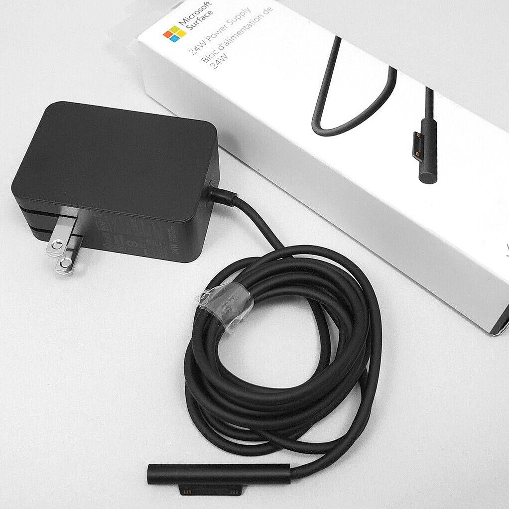 Genuine Microsoft Surface 24W Power Supply Adapter for Surface Go 3 2 Pro X 7