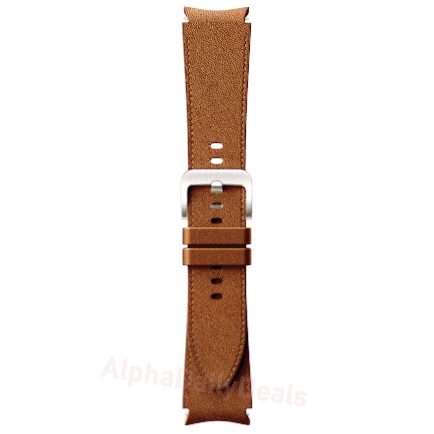 Genuine Samsung Galaxy Watch 4 5 Pro 6 Hybrid Camel Leather Band Strap 20mm M L